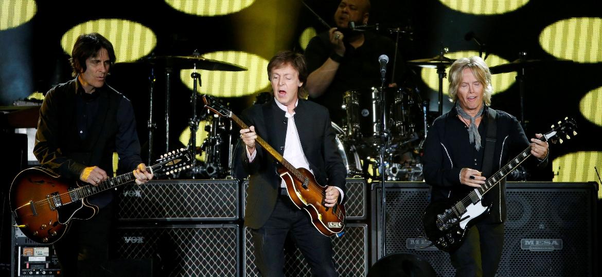 Paul McCartney se apresentou no ano passado no festival Desert Trip, na Califórnia - Mario Anzuoni/Reuters