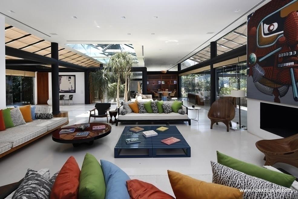 A sala de estar - Reprodução/ Rio Exclusive