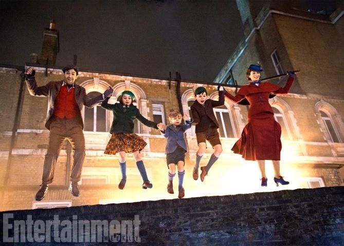 Cena de "Mary Poppins Returns", remake do clássico filme da Disney - Reprodução/Entertainment Weekly