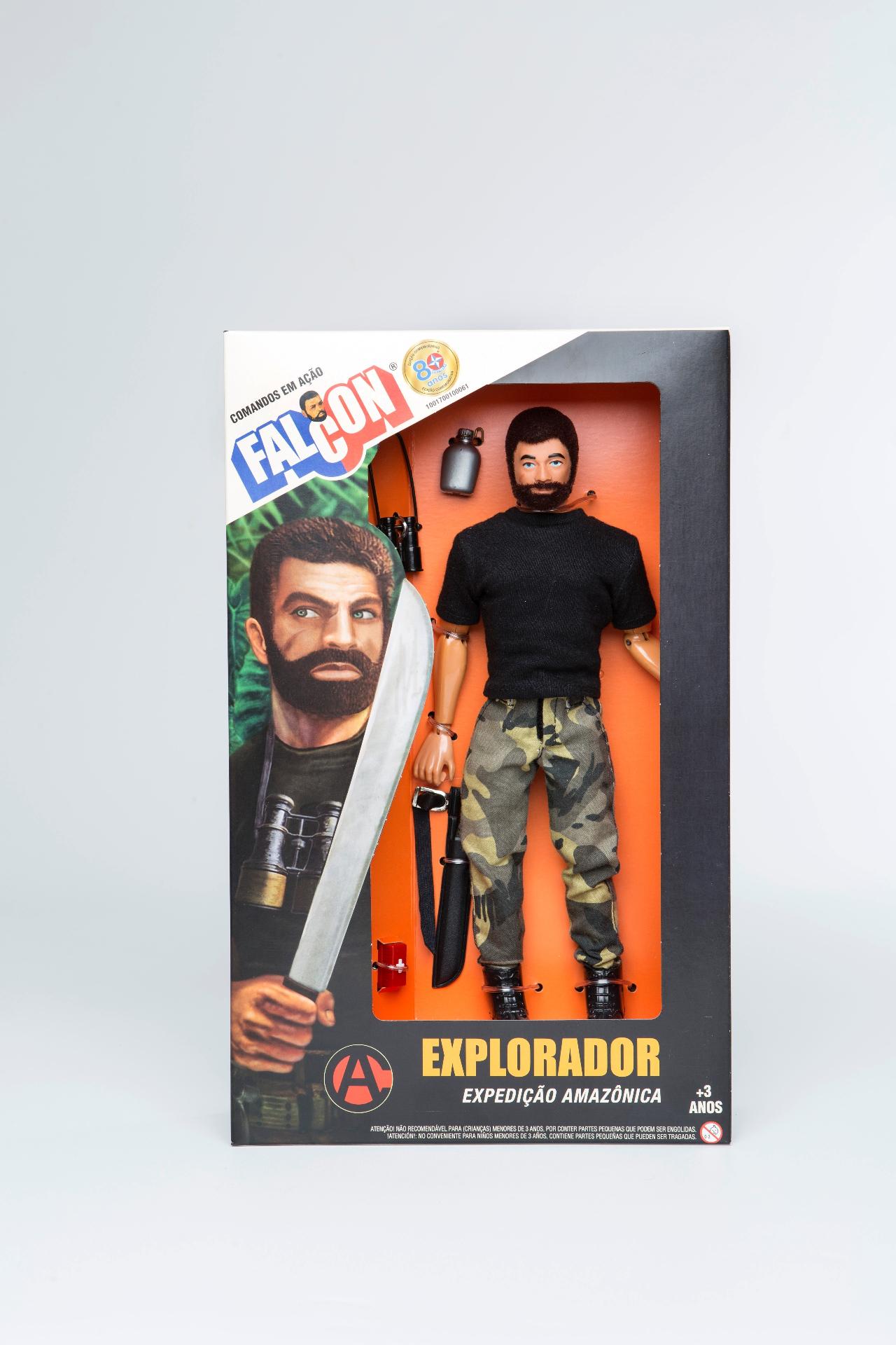 Boneco Falcon Explorador - Expedição Amazônica - Divulgação
