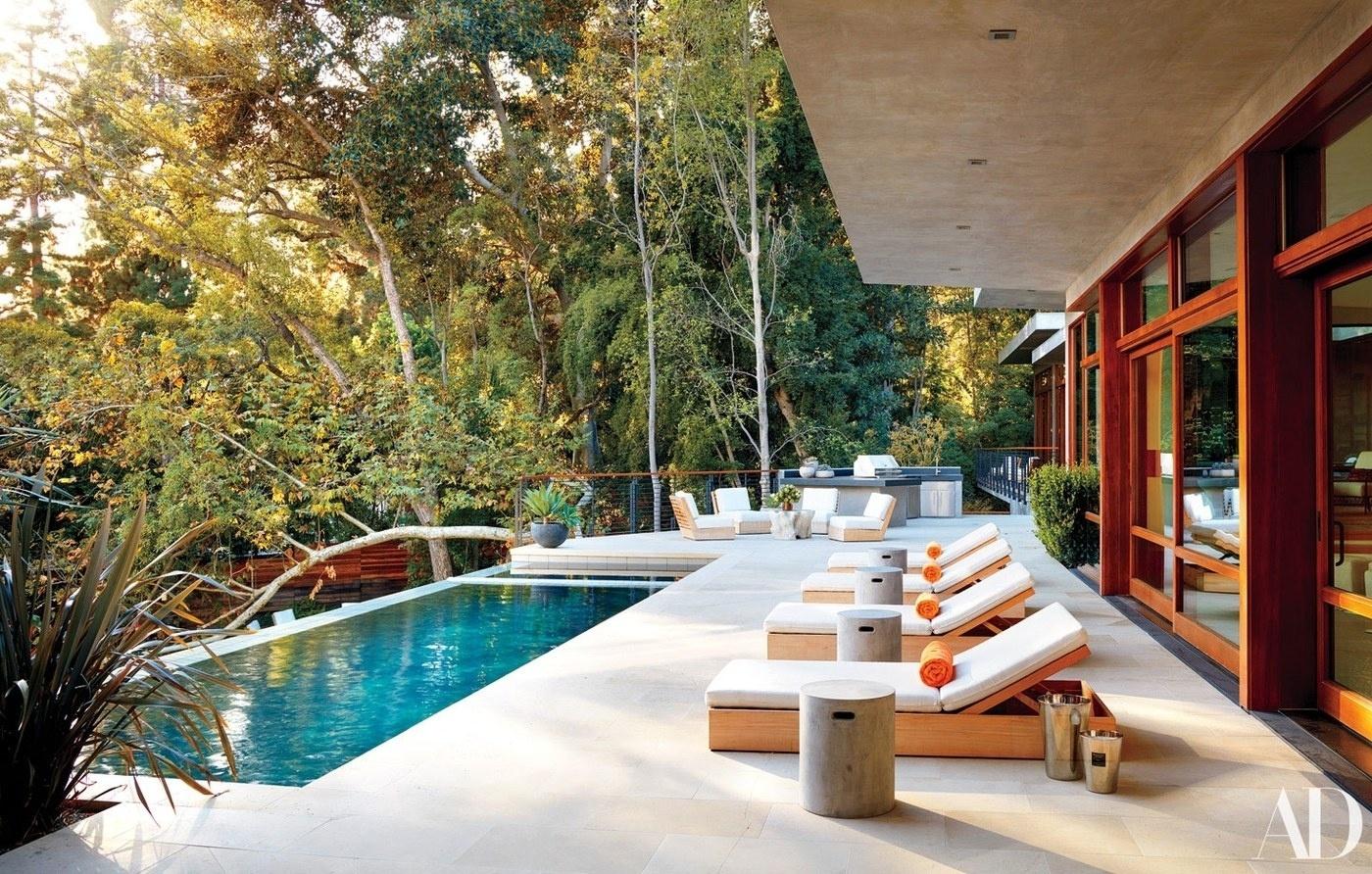 O interior da mansão de Ricky Martin em Beverly Hills - Reprodução/Architectural Digest