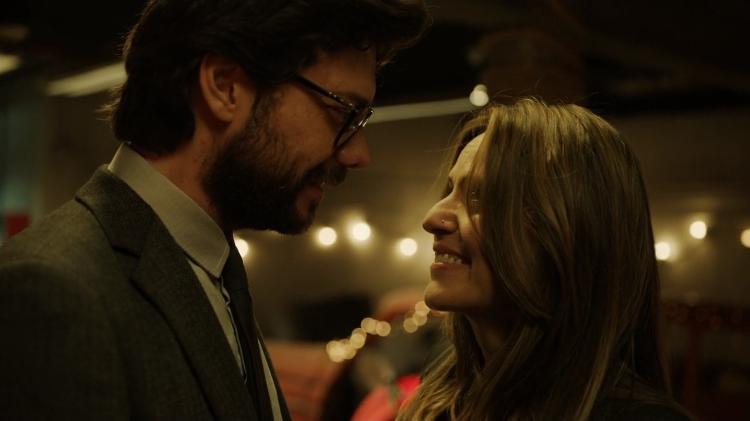 Professor e Raquel em cena de "La Casa de Papel" - Reprodução/Netflix - Reprodução/Netflix