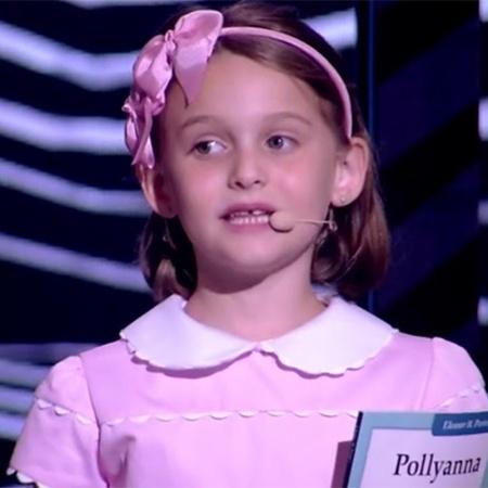 Luisa tem 8 anos e herdou o talento da mãe - Reprodução/TV Globo - Reprodução/TV Globo