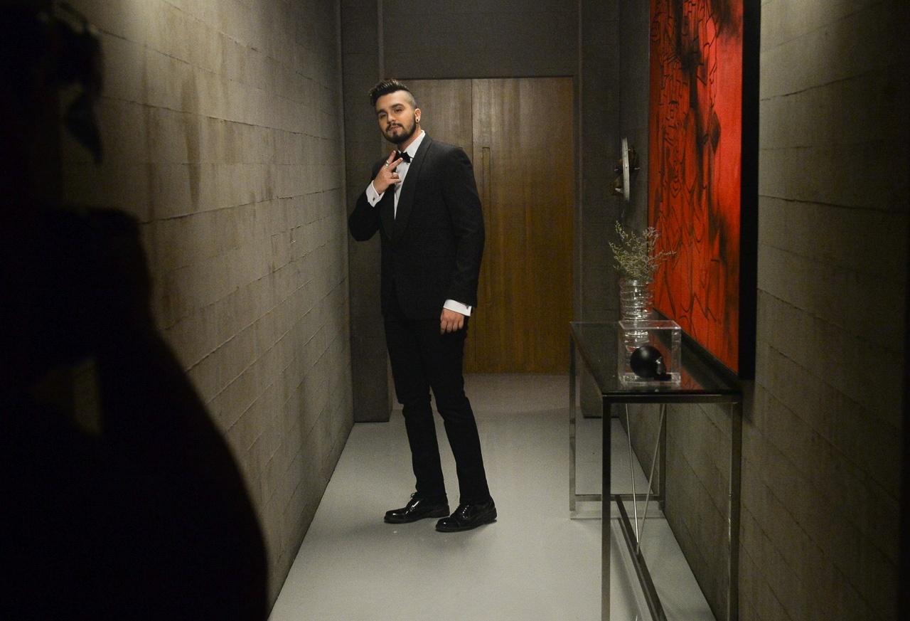 Luan Santana e Tatá Werneck em gravação de novo clipe - Francisco Cepeda/AgNews