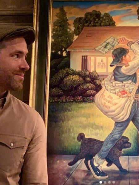 Ryan Reynolds mostra presente que recebeu de sua mulher, Blake Lively - Reprodução/Instagram