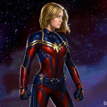 Visual da Capitã Marvel assinado por Andy Pak - Instagram/Reprodução