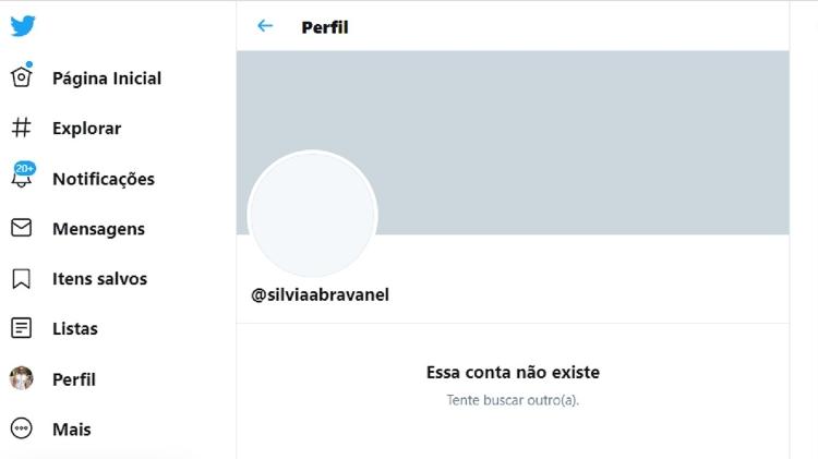 Silvia Abravanel exclui perfil no Twitter - Reprodução/Twitter