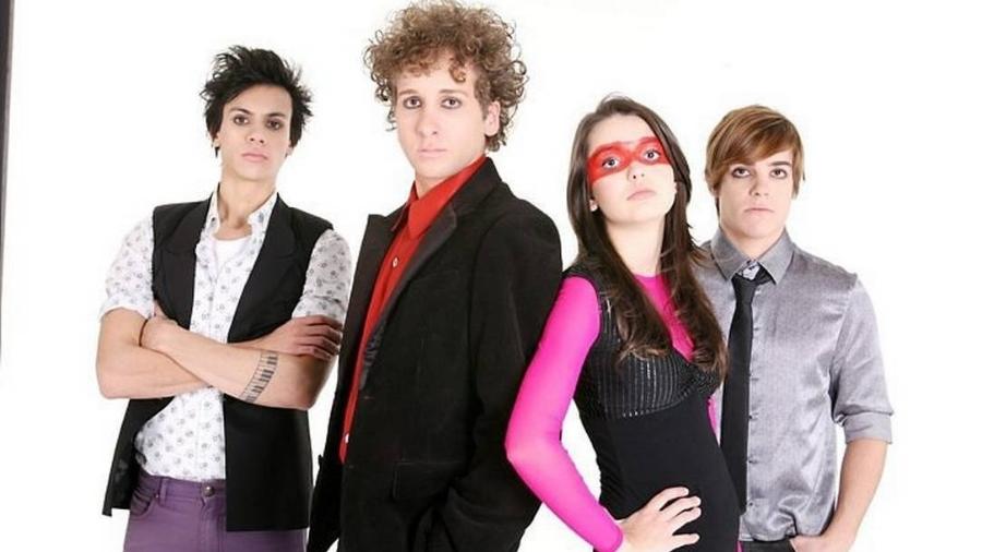 O quarteto original de "Julie e os Fantasmas", série brasileira exibida entre 2011 e 2012 - Reprodução