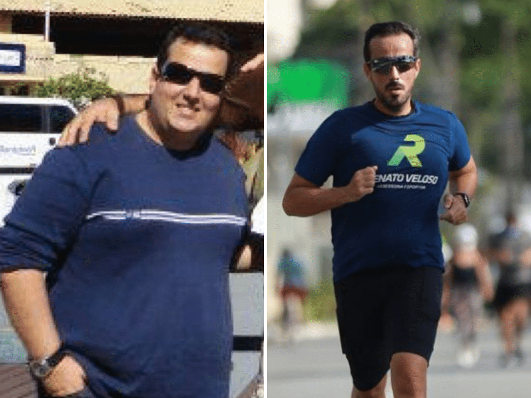 Fábio se livrou de doenças após perder 42 kg: 'Correr virou meu remédio'