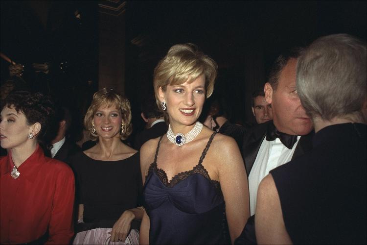 Diana at the Met Gala in 1996 at the Metropolitan Museum of Art in New York, United States - Getty Images - Getty Images