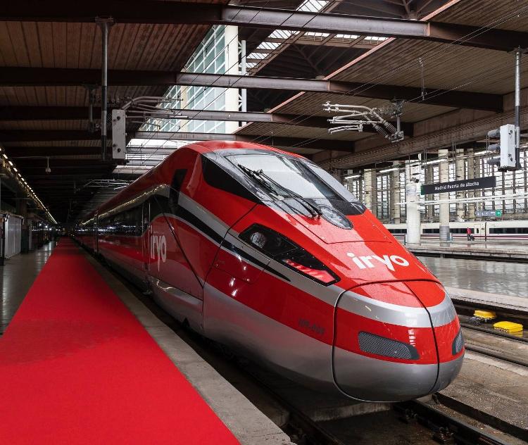 Los nuevos trenes de alta velocidad de Iryo en España - Reproducción/Twitter - Reproducción/Twitter