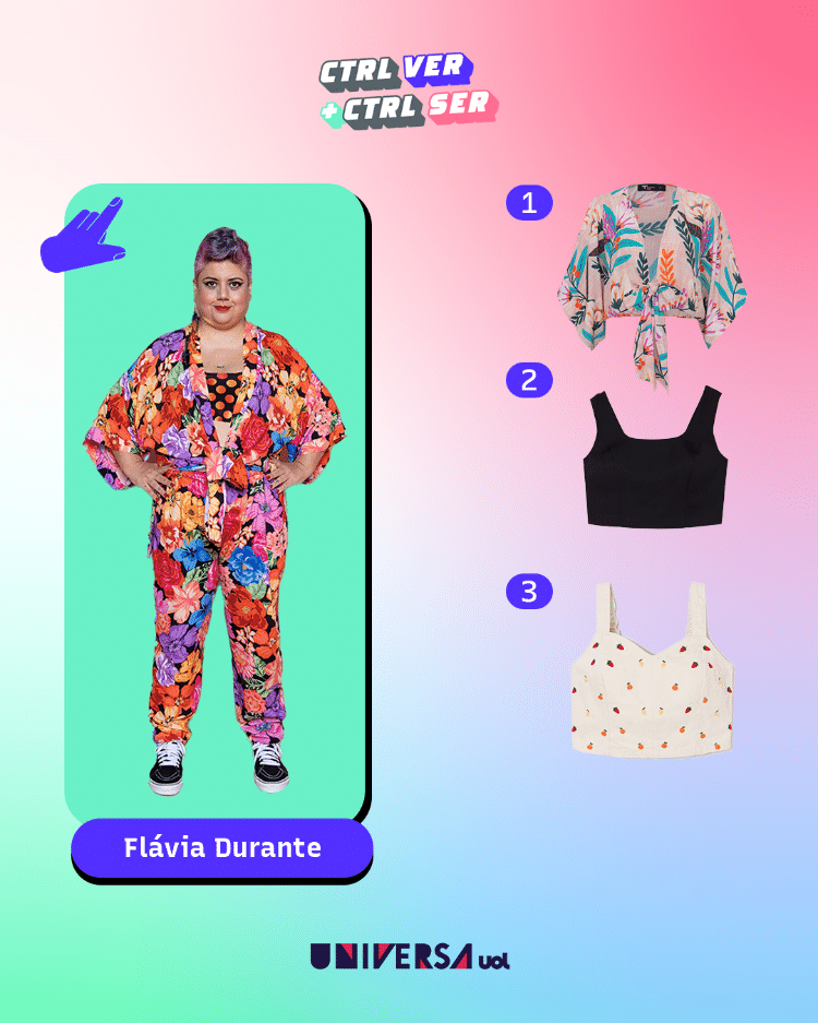 Copie o look Flávia Durante - Arte/ysoke - Arte/UOL