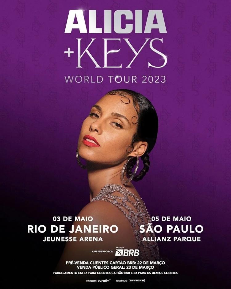 Alicia Keys Anuncia Far Shows No Rio E S O Paulo Em Maio