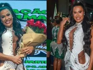 Carnaval de SP: Gracy Barbosa volta como madrinha da Camisa Verde e Branco