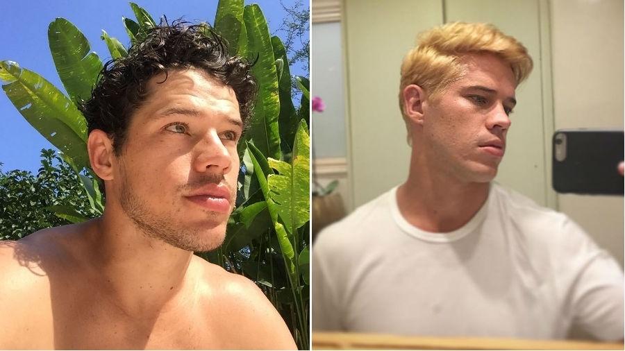 José Loreto antes e depois da mudança de visual - Reprodução/Instagram