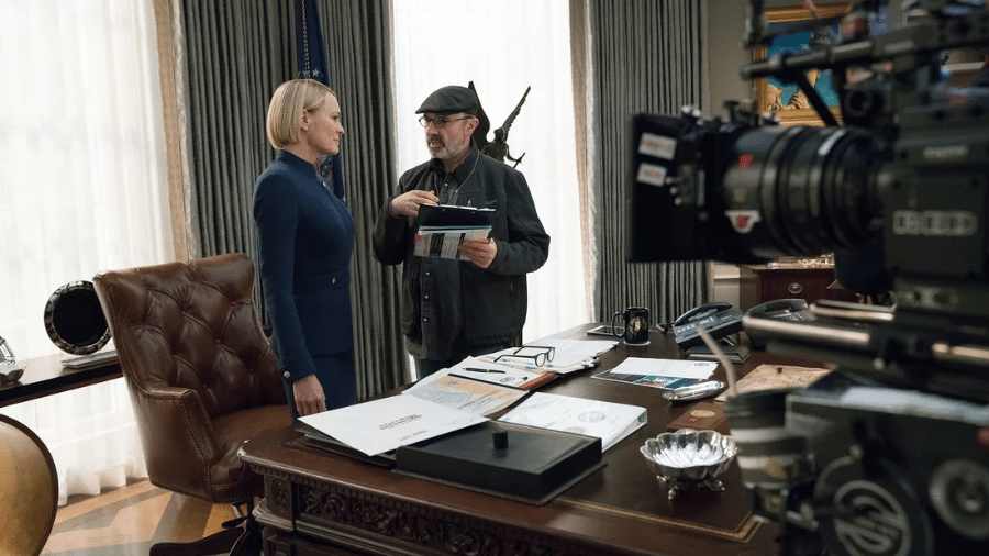 Novas imagens de "House of Cards" mostram Claire no Salão Oval - Divulgação/Netflix