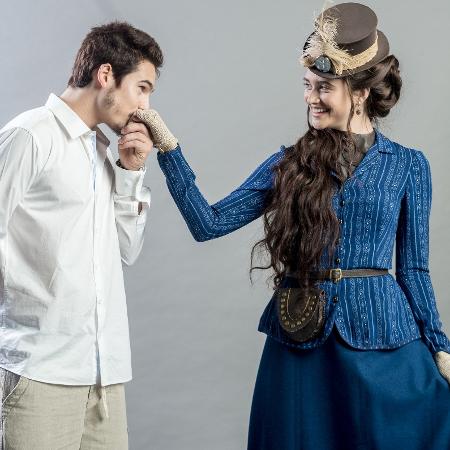 Nicolas Prattes e Juliana Paiva em "O Tempo Não Para" - João Miguel Júnior/TV Globo - João Miguel Júnior/TV Globo