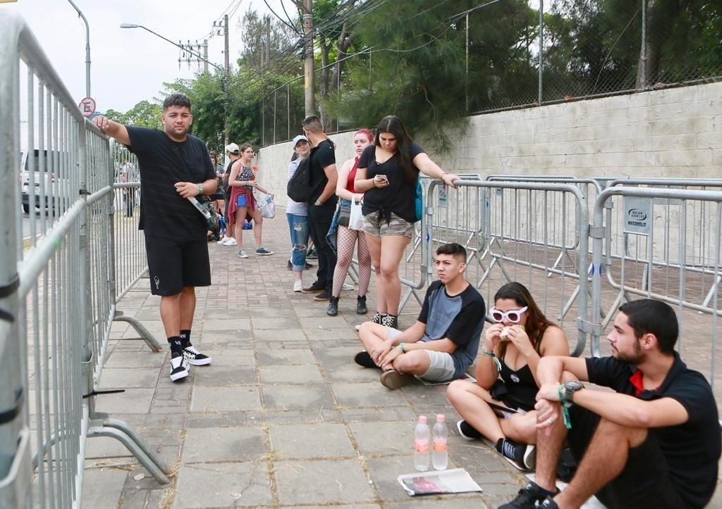 Movimento na manhã de sábado se mostra tranquilo antes da abertura dos portões do Lollapalooza - Iwi Onodera/UOL
