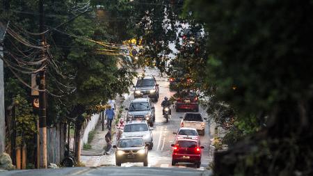 ladeira íngreme - Eduardo Anizelli/Folhapress - Eduardo Anizelli/Folhapress