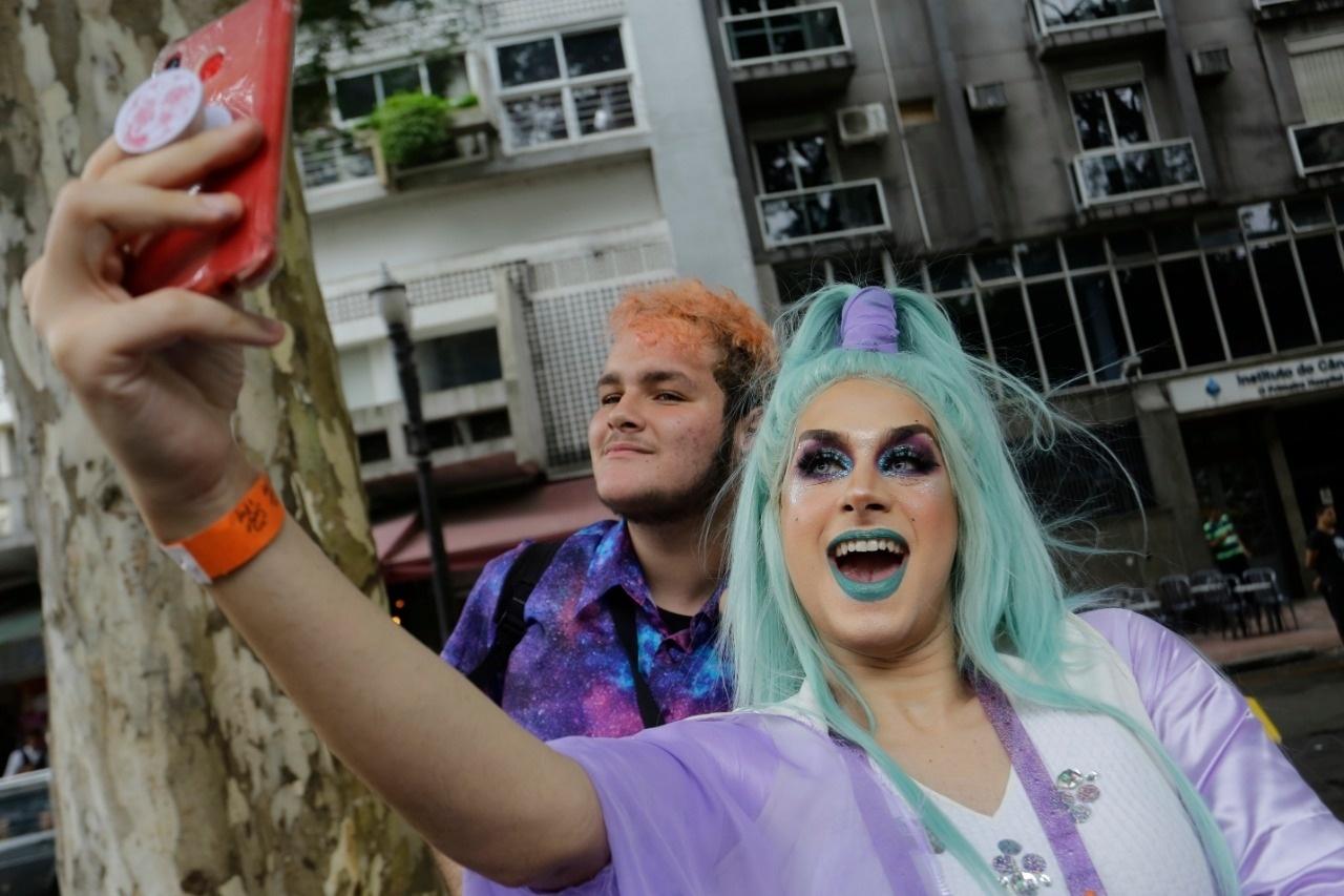 Bloco Meu Santo é Pop agita o Largo do Arouche, em São Paulo - Nelson Antoine/UOL