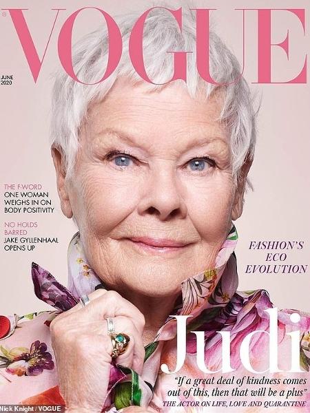 Judi Dench é capa da Vogue UK - Reprodução / Vogue UK