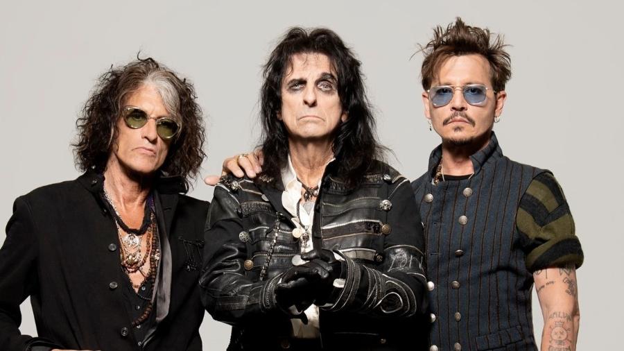 Joe Perry, Alice Cooper e Johnny Depp formam a banda Hollywood Vampires - Ross Halpin