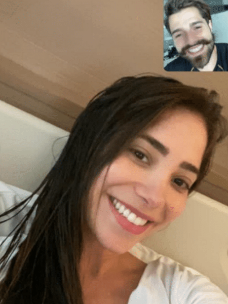 Alok mostrou cliques de vídeo chamada com Romana Novais após alta da UTI - Reprodução/Instagram/@alok