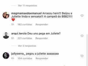 Comentários no último post de Thiago Rodrigues no Instagram - Reprodução - Reprodução
