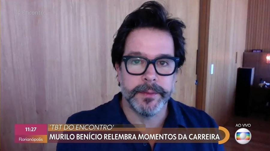 Murilo Benício durante "Encontro" - Reprodução/Instagram