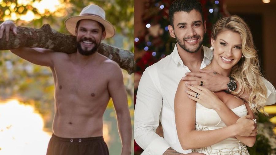 Alexandre Suita espera pela torcida de Gusttavo Lima e Andressa Suita em reality - Reprodução/Instagram