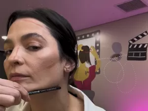 Você sabe fazer contorno? Vanessa Rozan testa truque com lápis sextavado