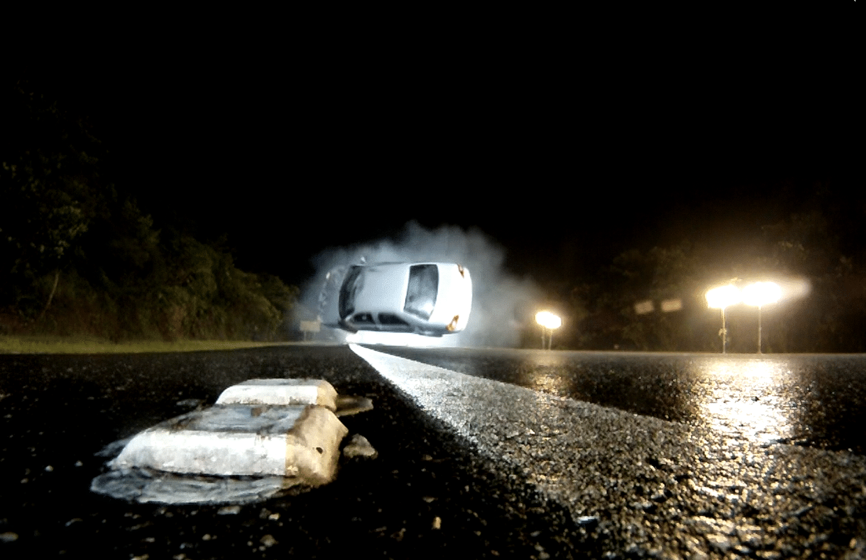 Agnaldo Bueno realiza cena de capotagem - Divulgação/No Limits