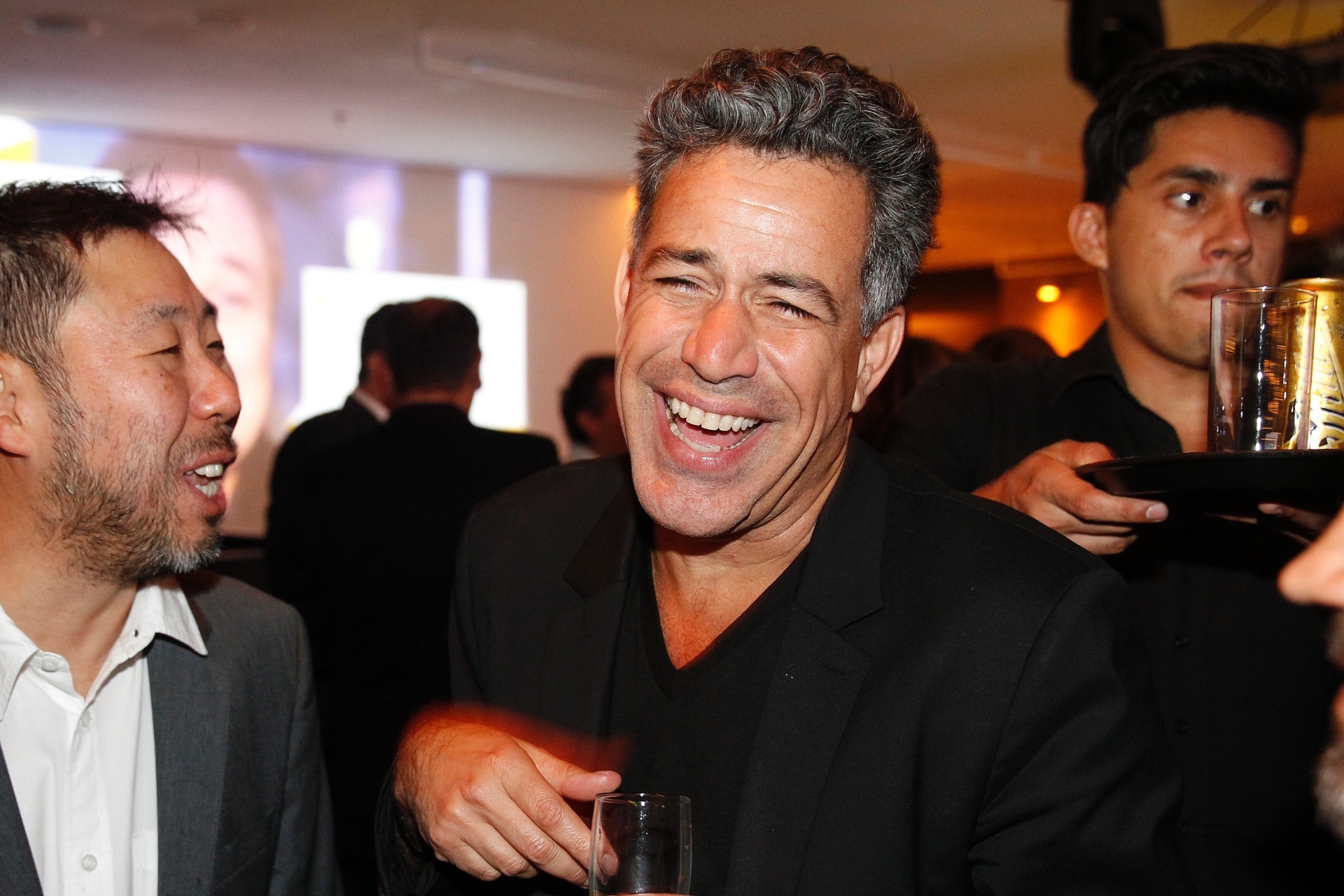 30.ago.2016 - O empresário Luis Calainho se diverte na festa dos 20 anos do UOL - Lucas Lima/UOL