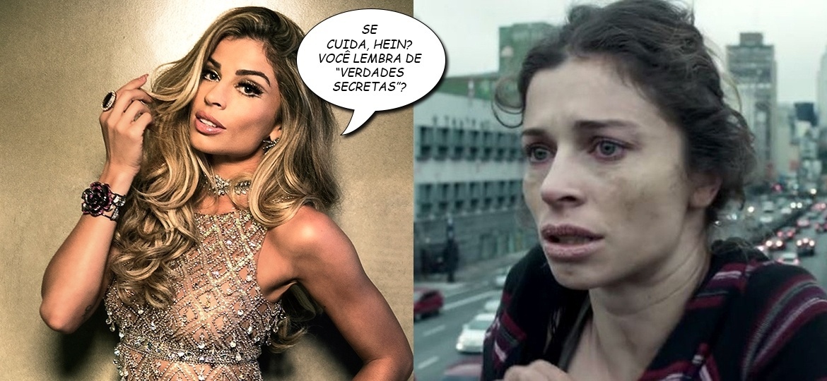 Balões Luciane Lei do Amor - Divulgação/TV Globo e Montagem/UOL