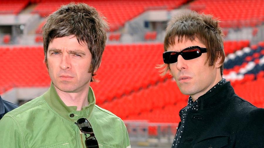 Or irmãos Noel Gallagher e Liam Gallagher: treta familiar e musical - Samir Hussein/Getty Images
