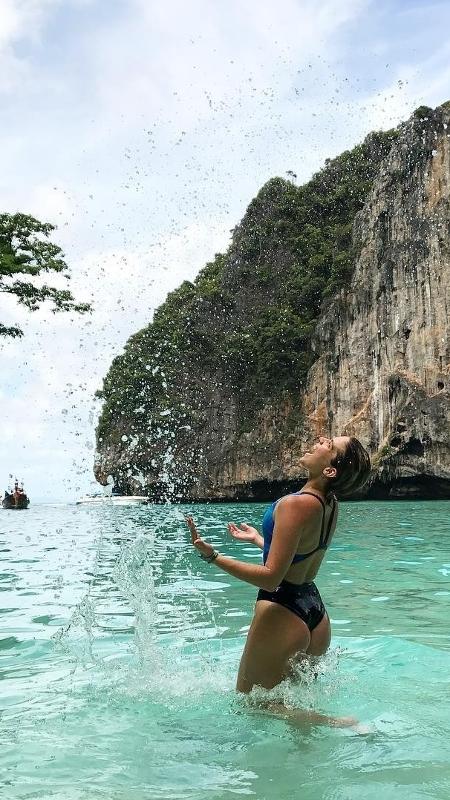 Isabella Santoni Ilhas Phi Phi, na Tailândia - Reprodução/Instagram/isabellasantoni
