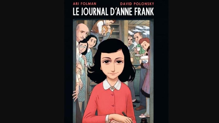 Capa da versão em HQ de "Diário de Anne Frank" - Reprodução