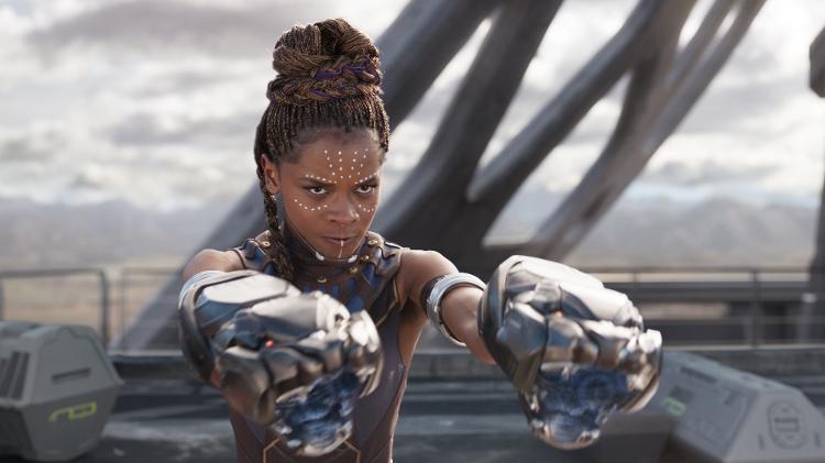 Letitia Wright como Shuri em cena de "Pantera Negra" - Divulgação - Divulgação