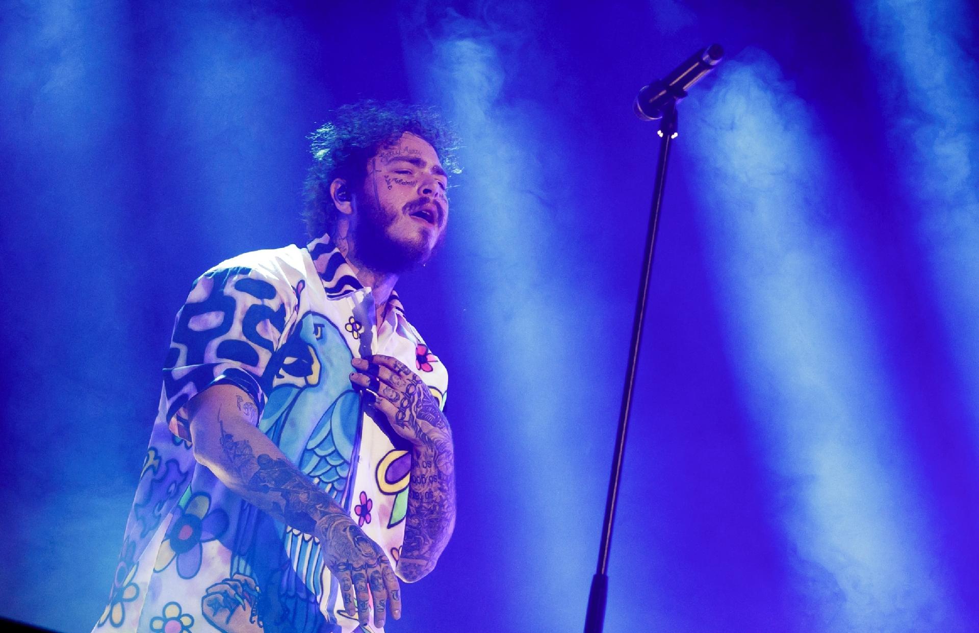Post Malone se apresenta no Lollapalooza Brasil 2019, no Autódromo de Interlagos, em São Paulo - Mariana Pekin/UOL