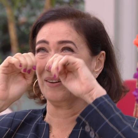 Lilia Cabral chora no "Mais Você" - Reprodução/Globo