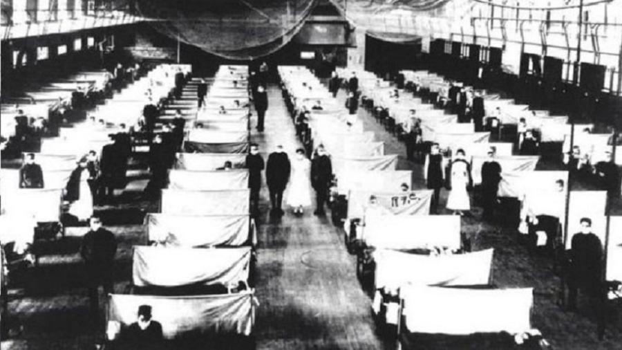 Pandemia iniciada em 1918 foi causada pelo vírus do tipo influenza A - Getty Images