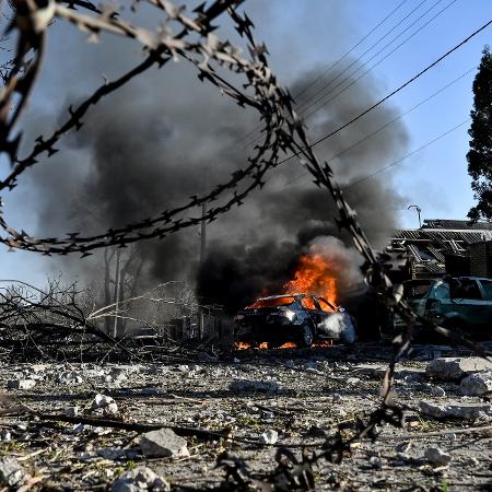 Destruição causada pela guerra na Ucrânia