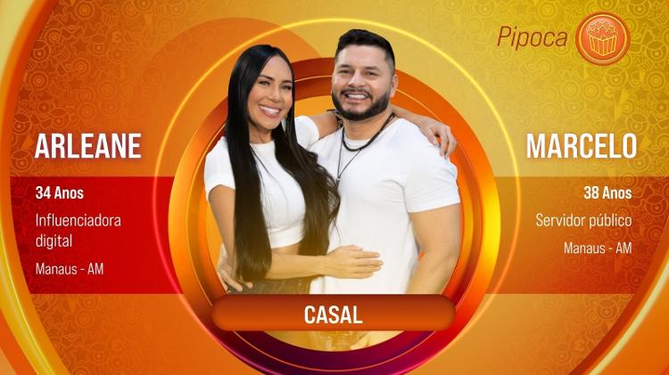 BBB 25: Arleane e Marcelo estão na pipoca