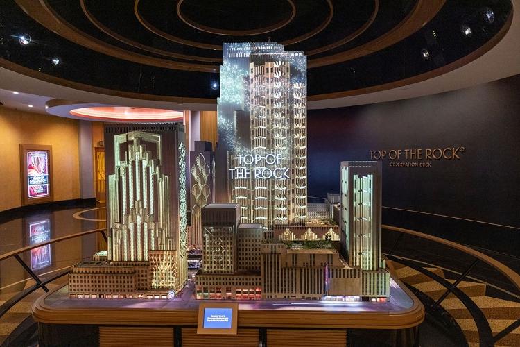 Maquete mostra em detalhes o Rockefeller Center