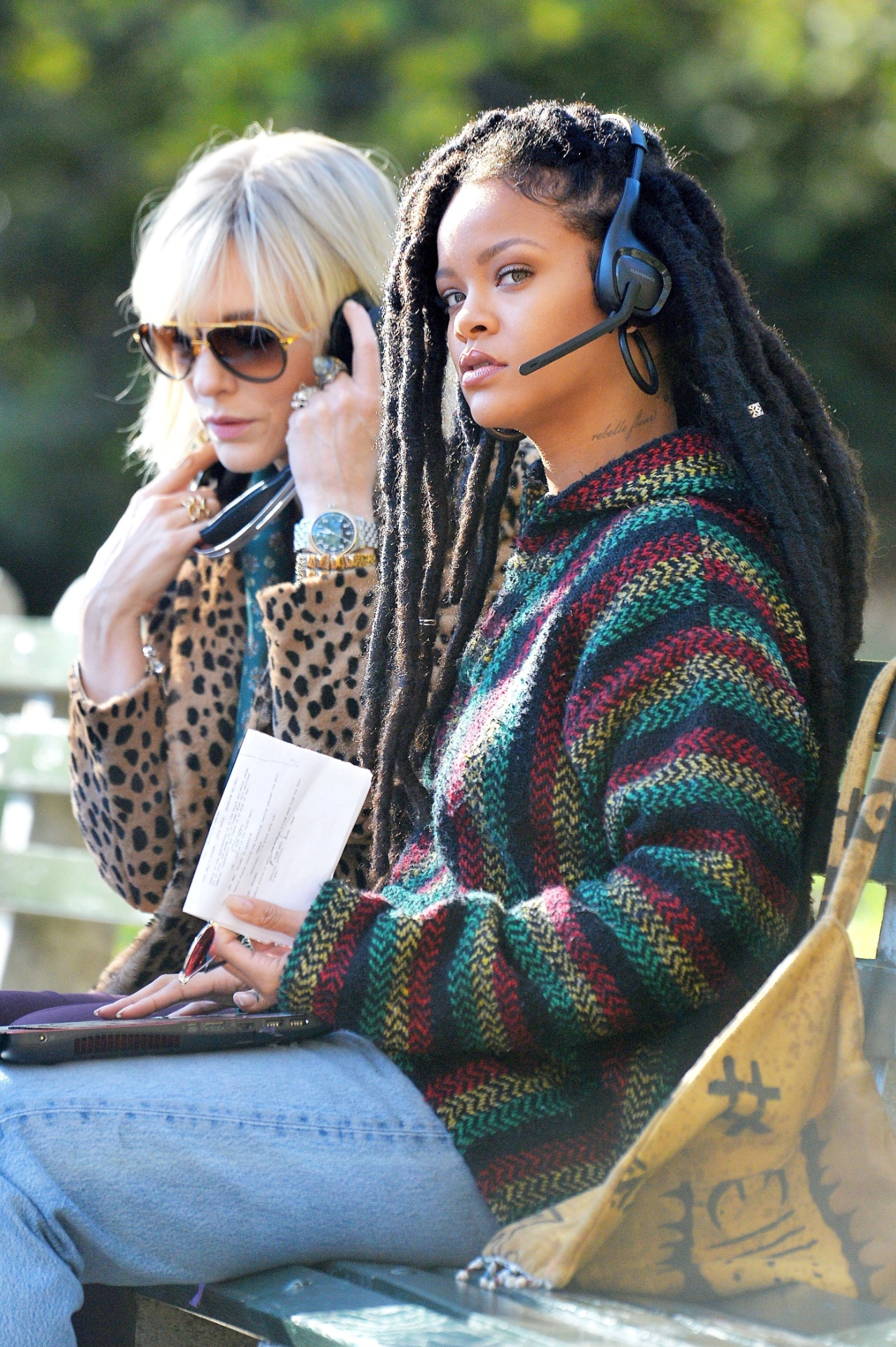Rihanna e Cate Blanchett gravam cena de "Ocean's Eight" em Nova York - AKM-GSI