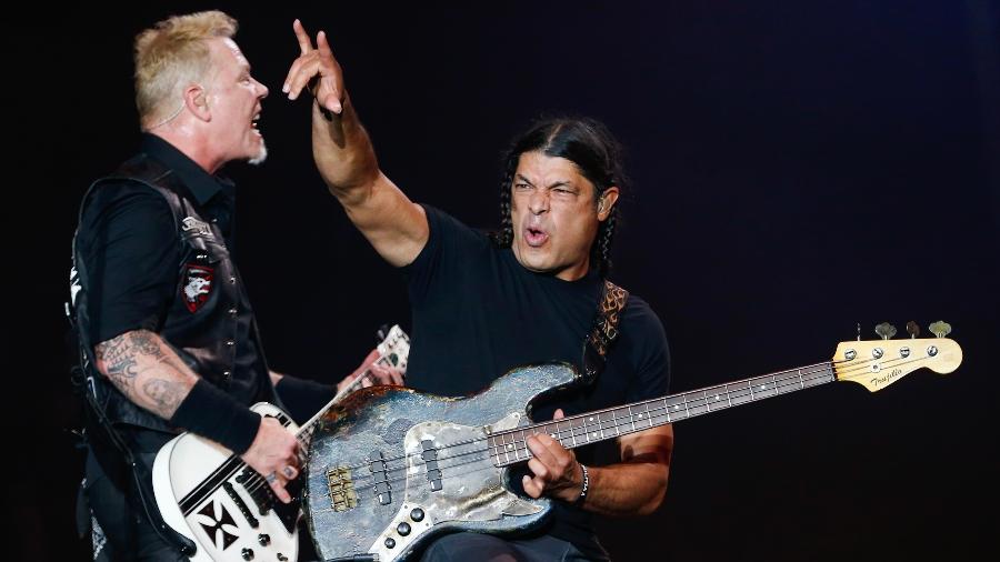 Banda Metallica em show no Lollapalooza - Alexandre Schneider/UOL