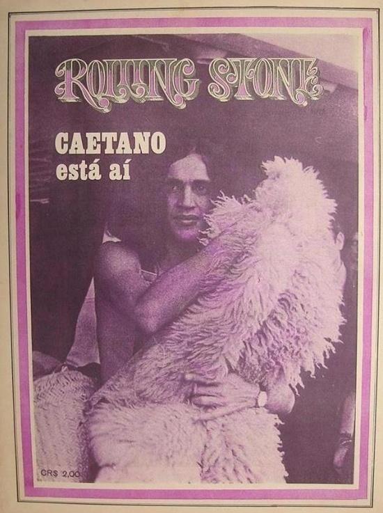 Caetano Veloso na época do álbum "Transa" (1972) - Reprodução
