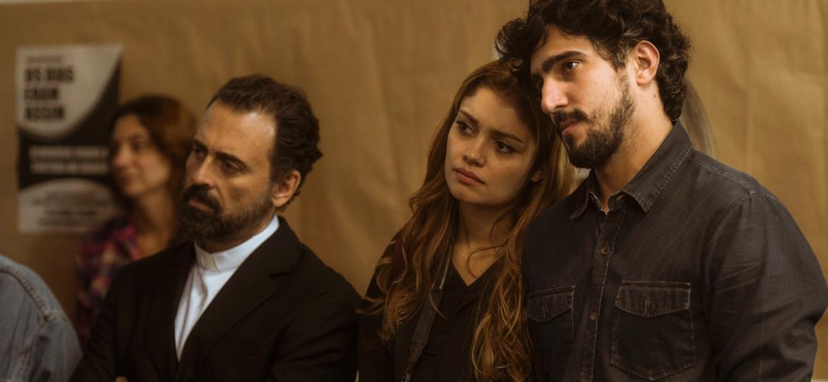 Sophie Charlotte, Renato Góes e André Garolli em cena de "Os Dias Eram Assim" - Mauricio Fidalgo/Divulgação/TV Globo
