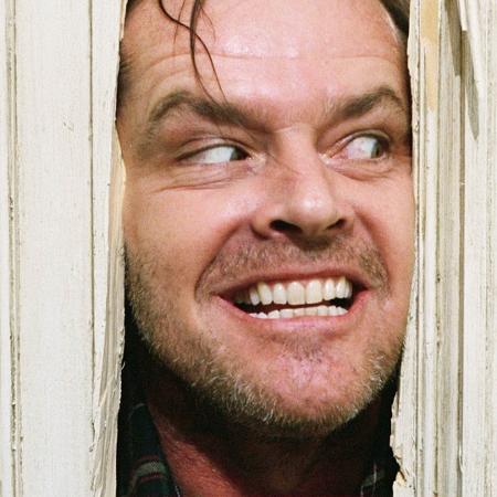 Jack Nicholson em cena de "O Iluminado" - Reprodução - Reprodução