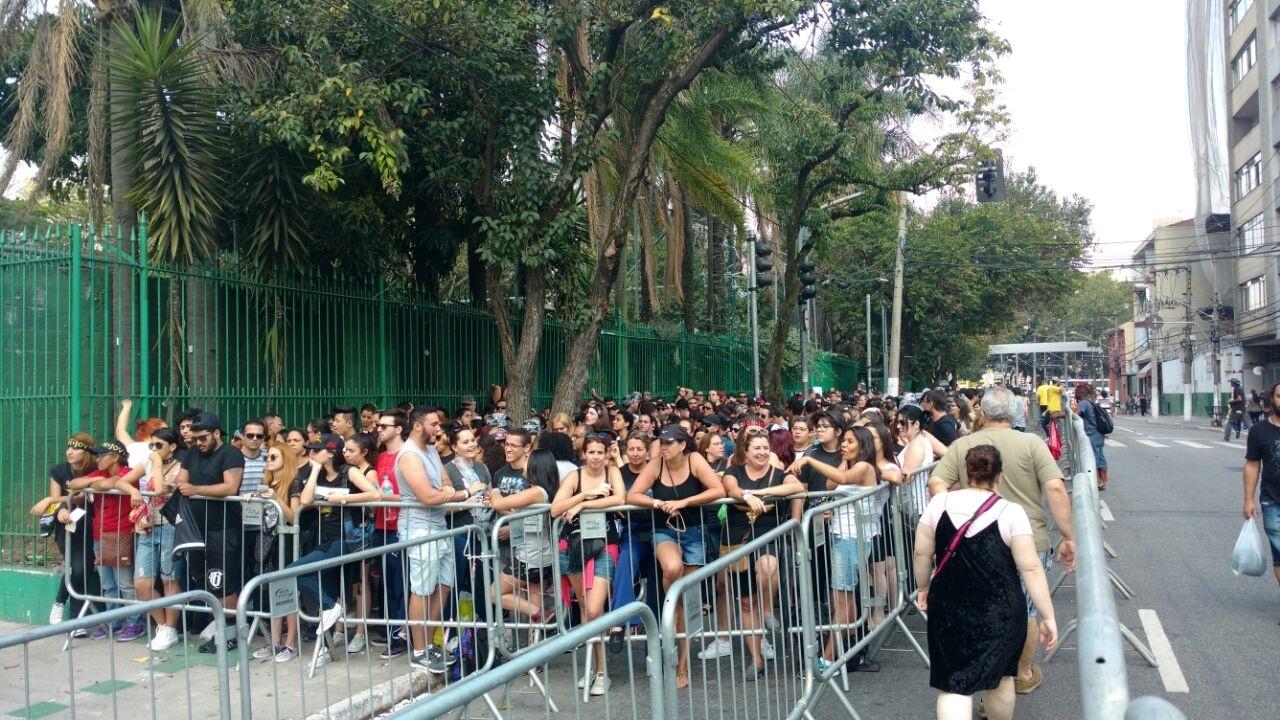 Público chega ao Allianz Parque para o segundo dia de São Paulo Trip - Renata Nogueira/UOL